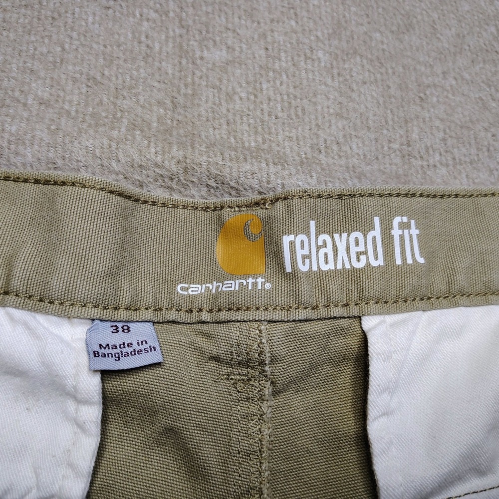 Carhartt Rugged Flex Relaxed Fit Canvas Cargo Work Shorts Men's 38 103542 253 - Picture 2 of 6